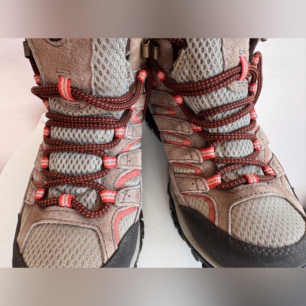 Merrell Moab 2 Mid Waterproof Suede Hiking Boots in Bungee Cord Size 7 - Picture 6 of 10